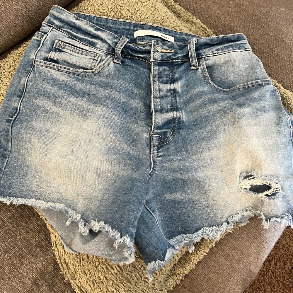 Denim shorts. Cute and comfy